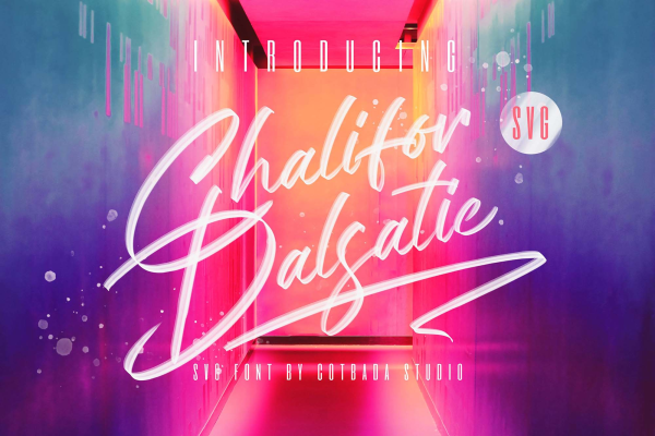 Chalifor Dalsatic Script Font