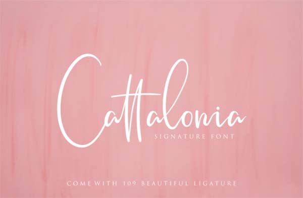 Cattalonia Signature Font