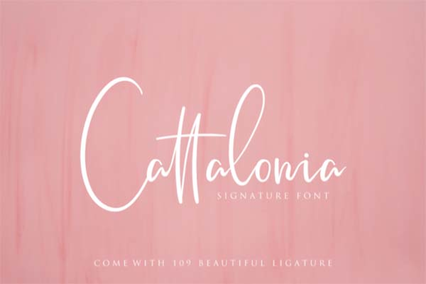 Cattalonia Signature Font