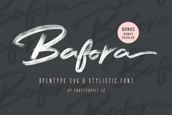 Bafora Brush Font