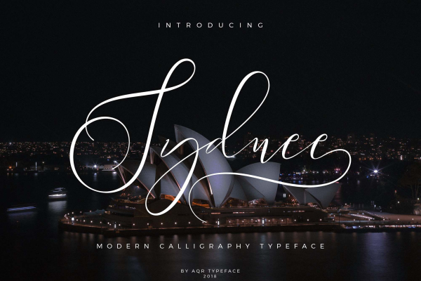 Sydnee Calligraphy Font