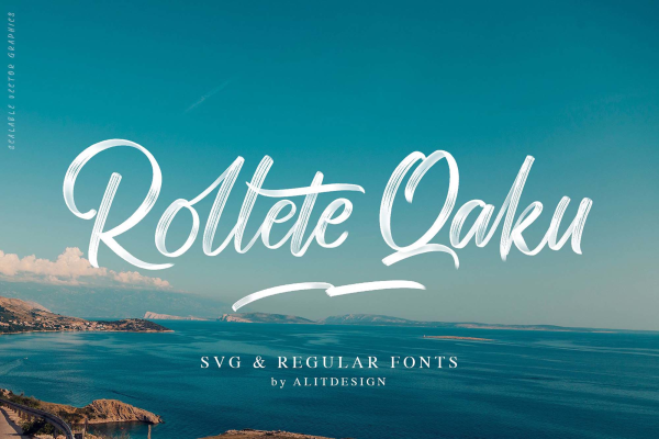 Rollette Qaku Font