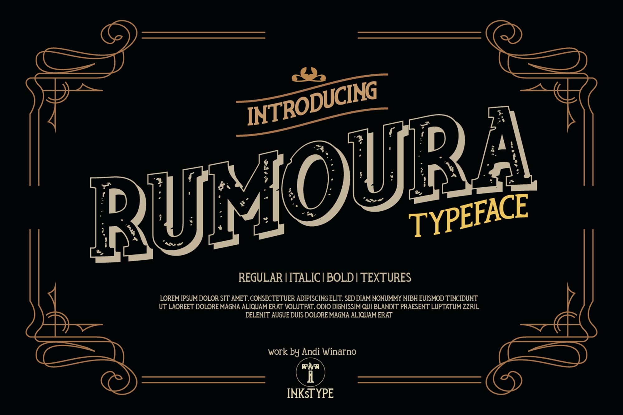 Rumoura Retro Font