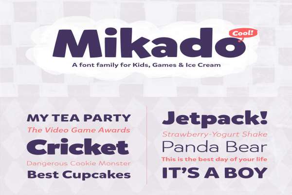 Mikado Kids Font