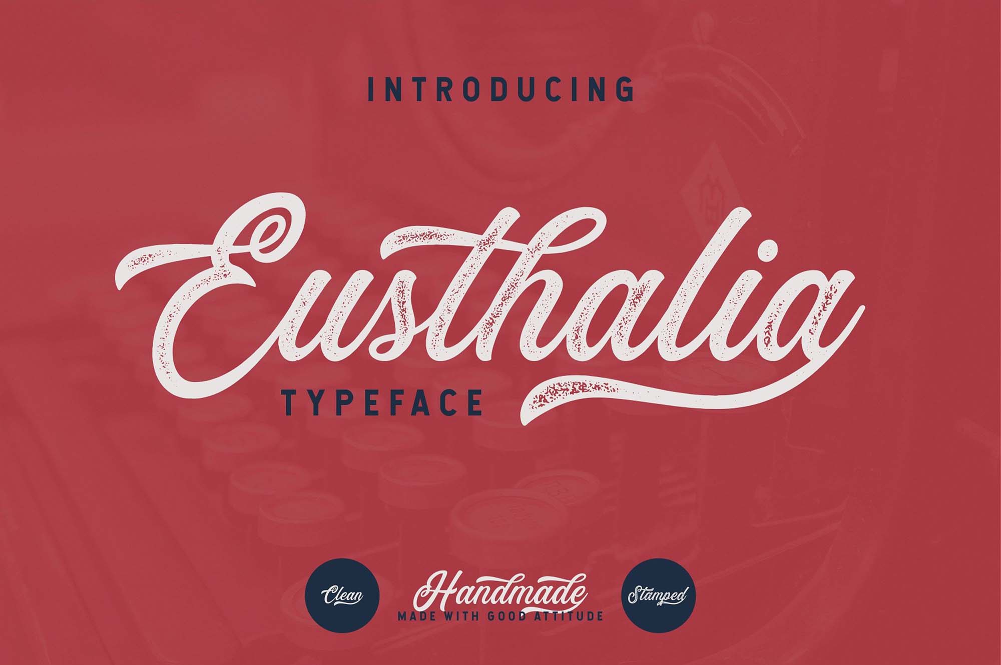 Euthalia Script Typeface Font