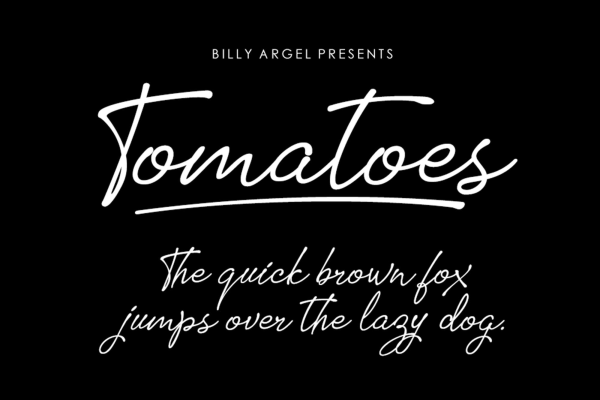 Tomatoes Font