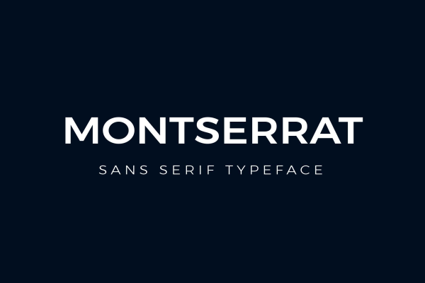 Montserrat Font Family