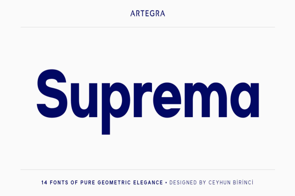 Suprema Font Family