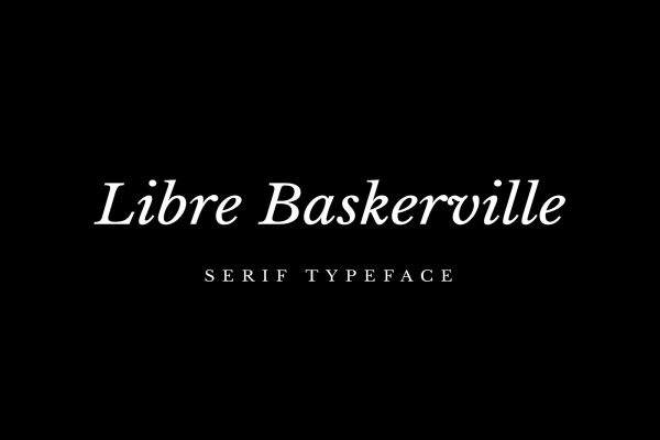 Libre Baskerville Font