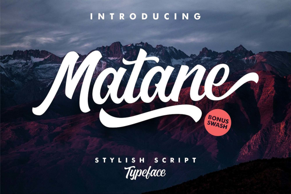 Matane Script Font