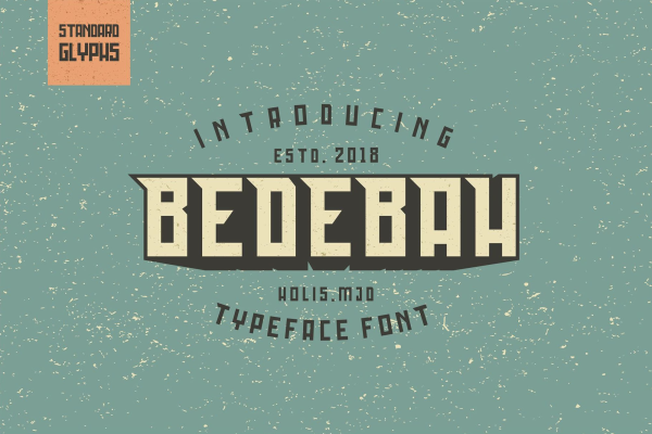 Bedebah Solid Font