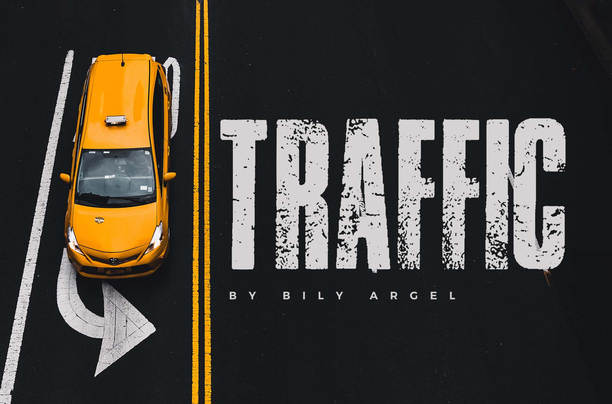 Traffic Grunge Font