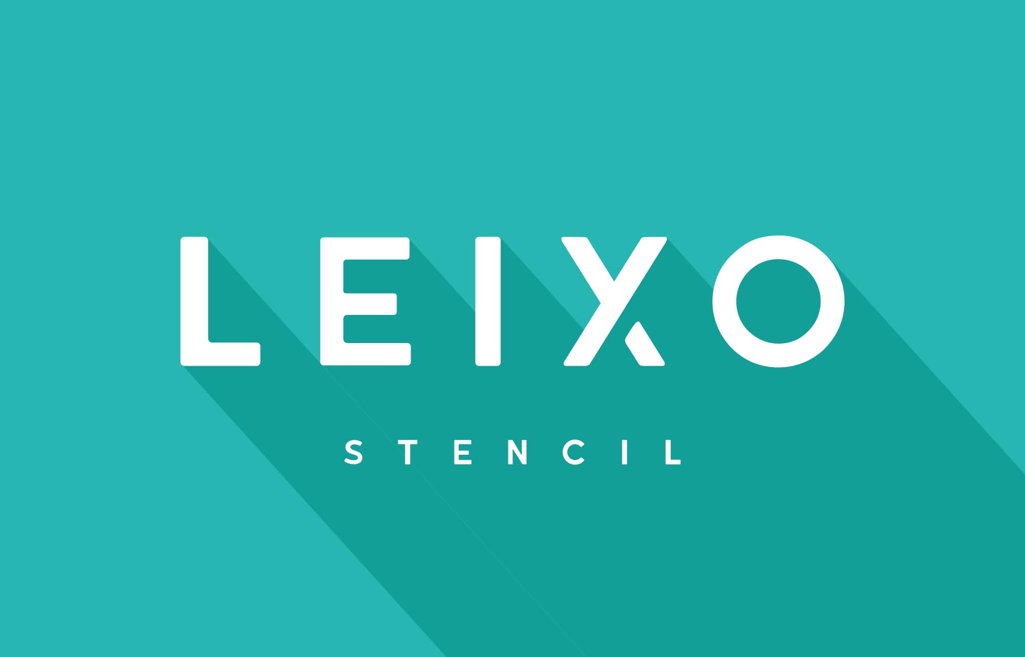 Leixo Stencil Font