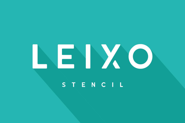 Leixo Stencil Font