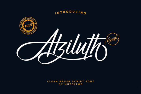 Atziluth Script Font