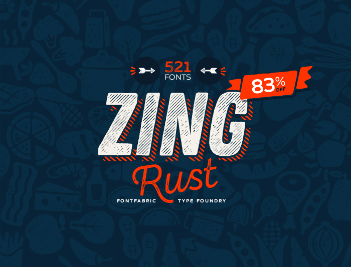 Zing Rust Font