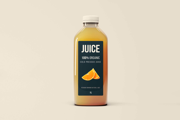 Juice Bottle Mockup