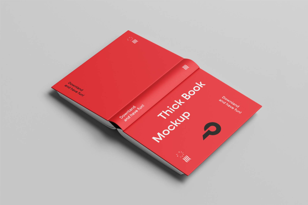 Opened Book Mockup