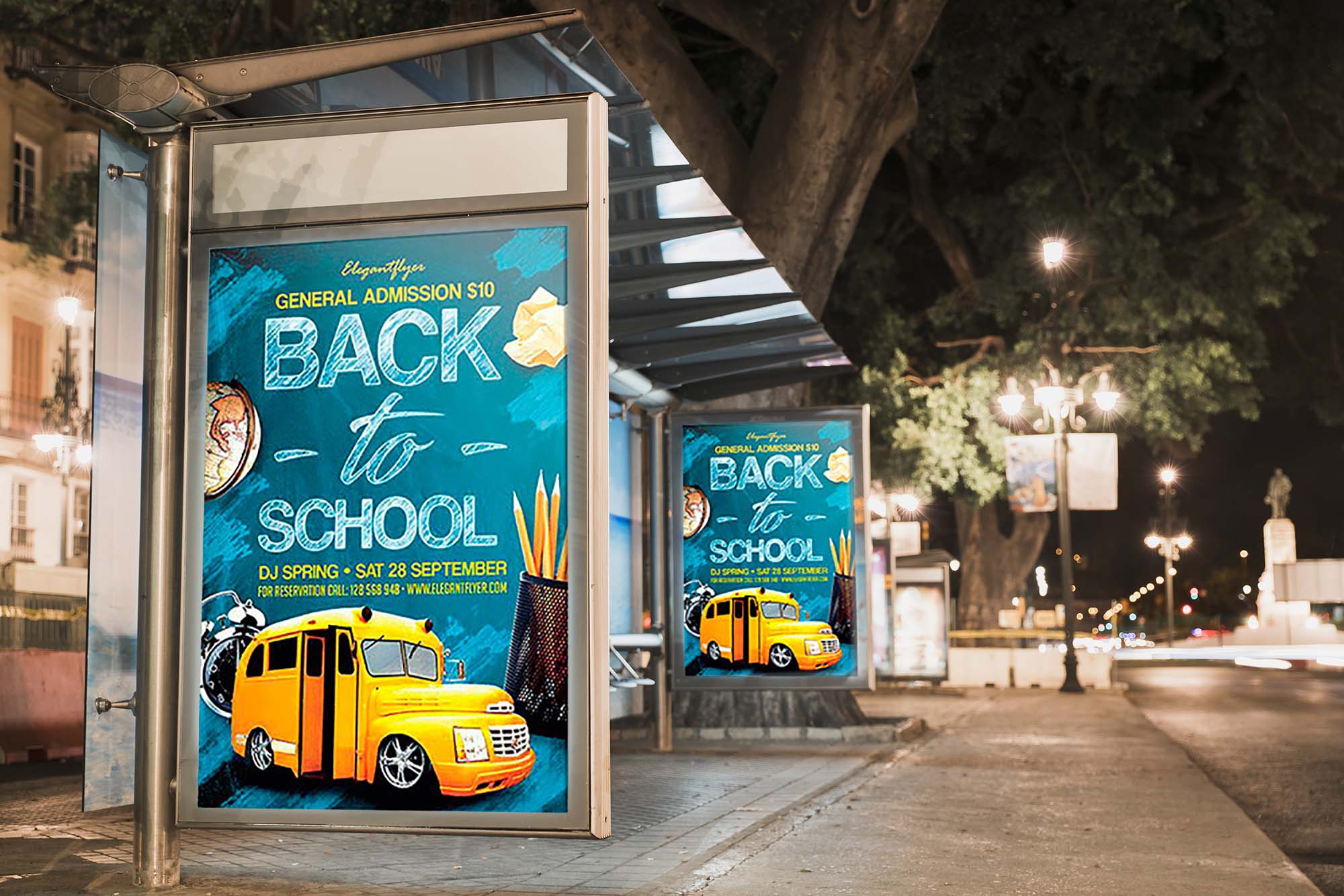 Billboards on Street Mockup