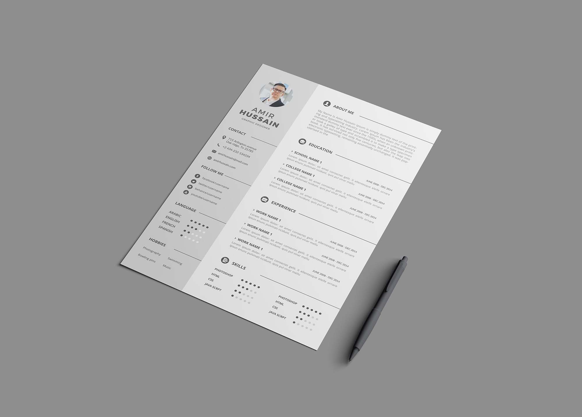 Professional Resume Template