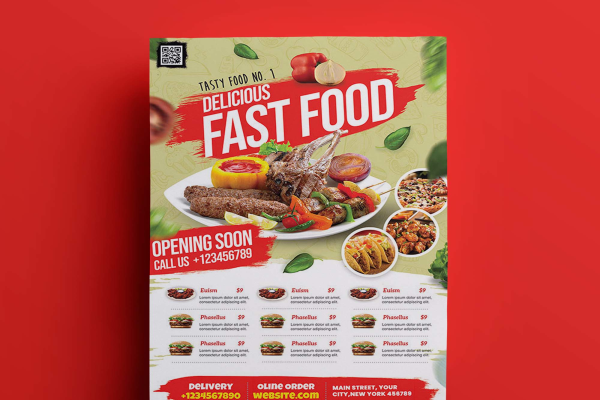 Restaurant Promotion Flyer Template