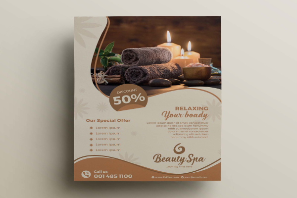 Beauty Spa Flyer Template