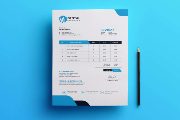 Corporate Invoice Template