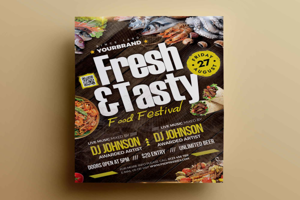 Food Festival Flyer Template