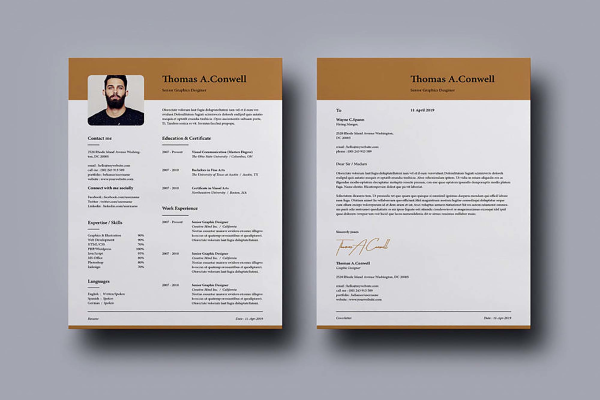 2 Column Resume Template