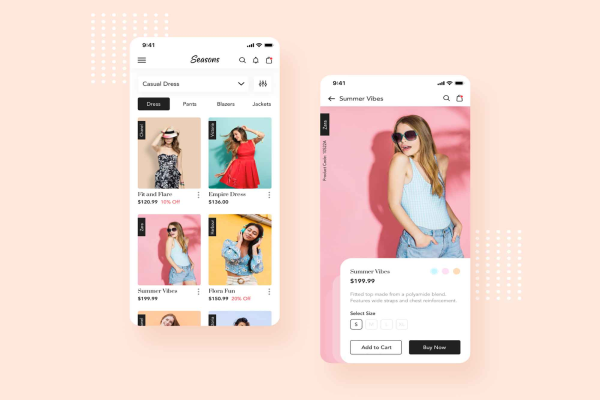 Seasons Fashion App Template