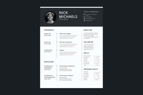 One-Page Resume Template