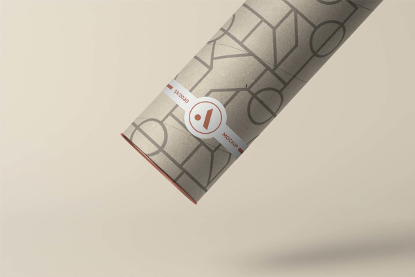 Tube Label Mockup