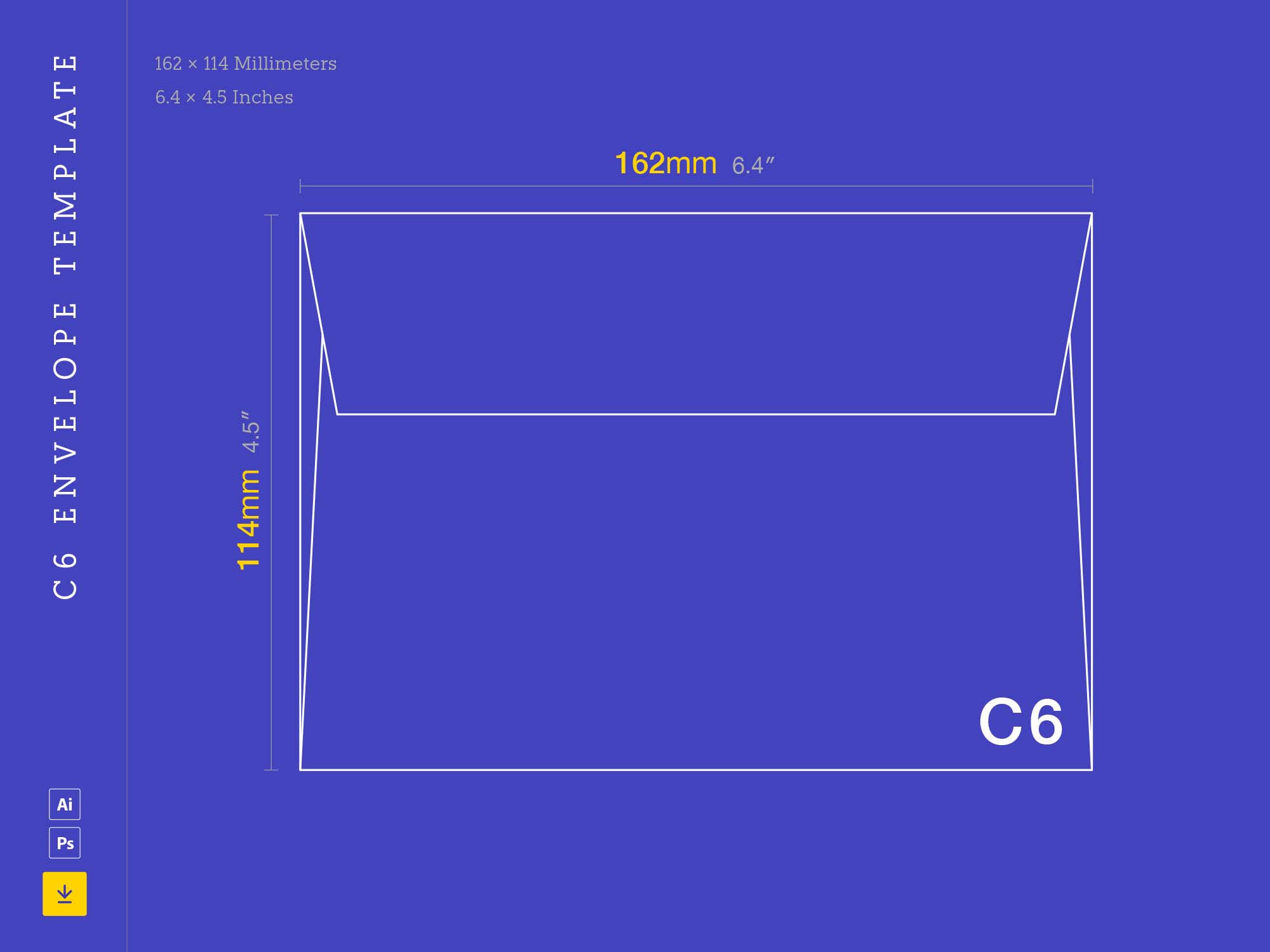 C6 Envelope Template