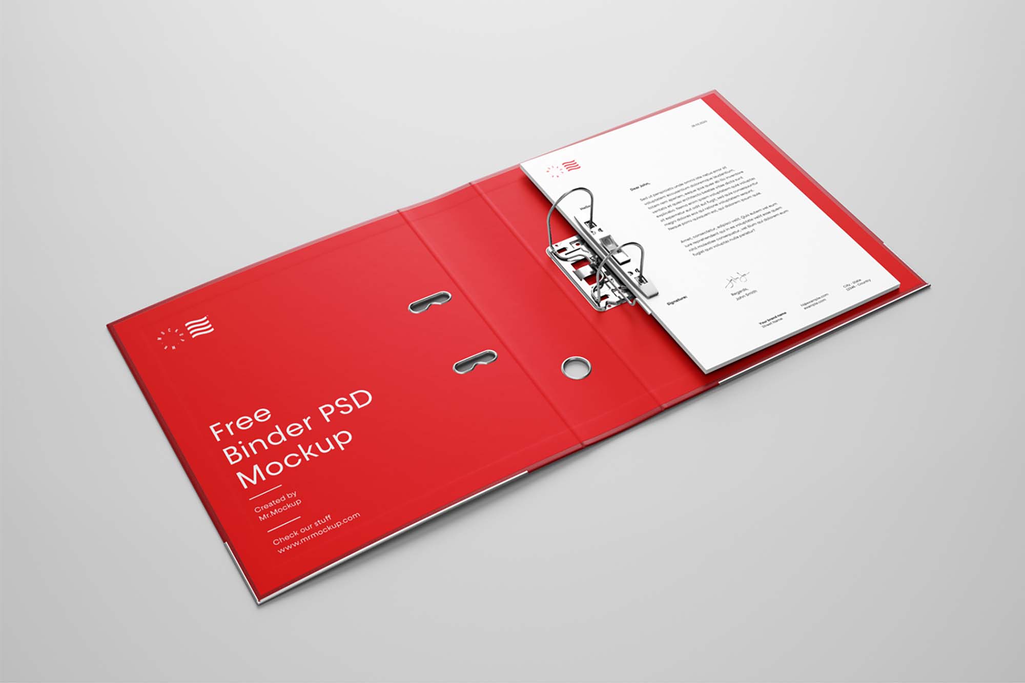 Download Binder Mockup