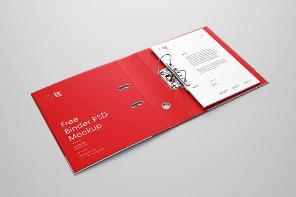 Download Binder Mockup