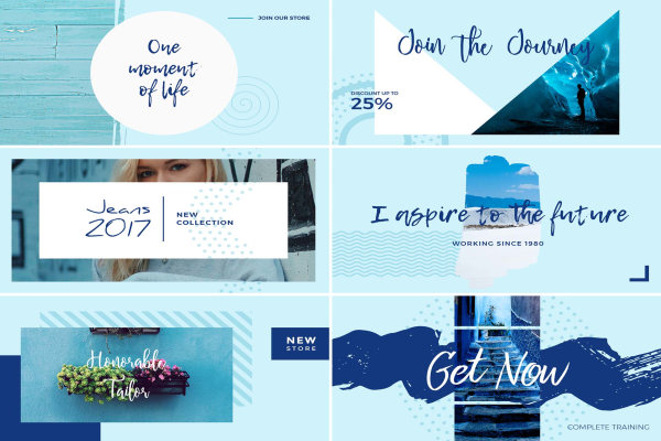 Blue Sky Social Media Templates