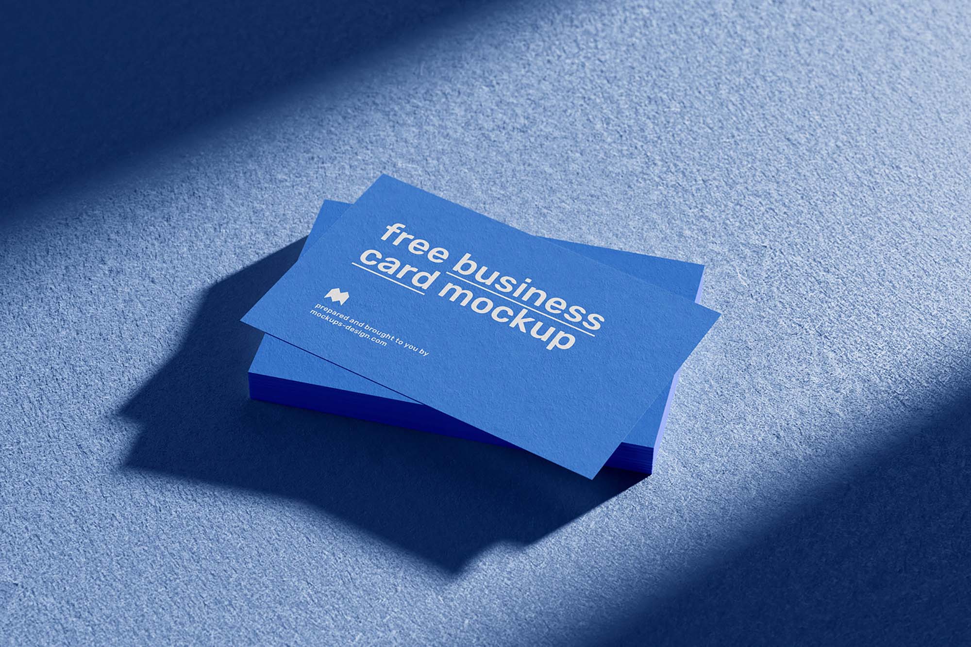 Business Card Dark Shadows Mockup