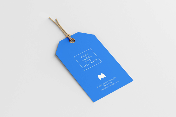 Label Tag Mockup