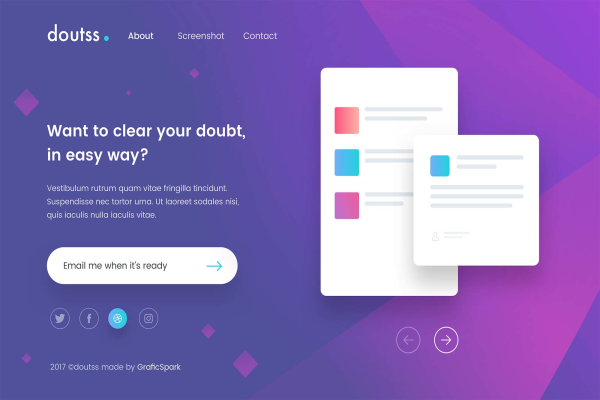 Doutss Landing Page