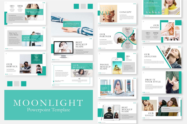 Moonlight Creative PowerPoint Template