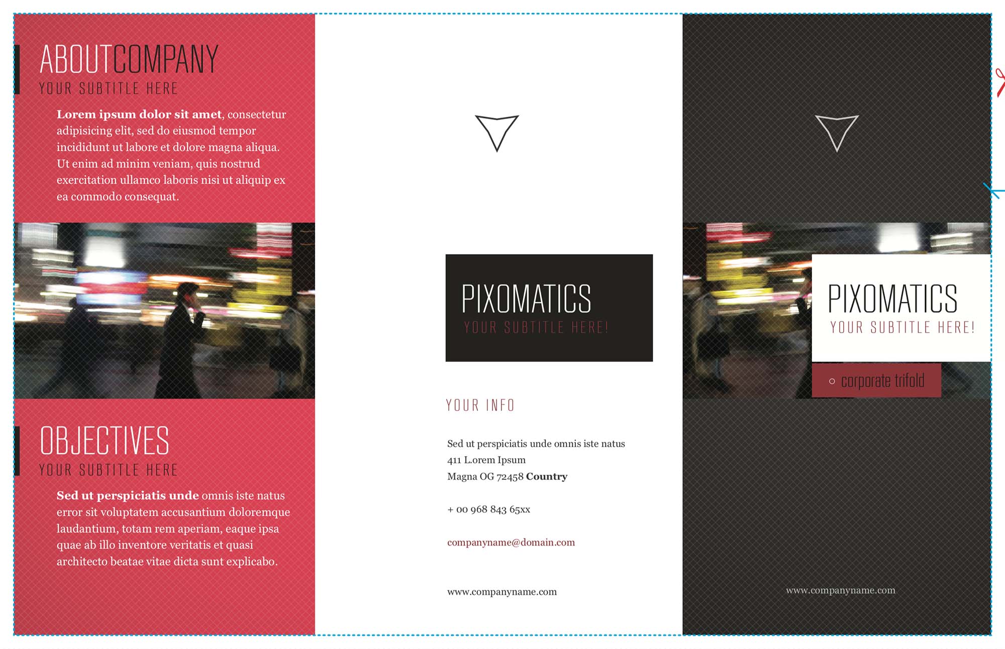 Corporate Tri Fold Brochure Template