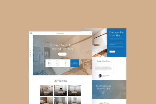 Hotel Booking Website Template