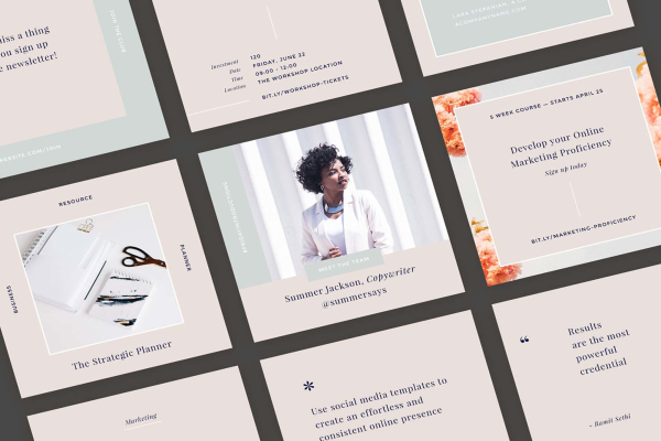 Hepburn Instagram Templates Kit