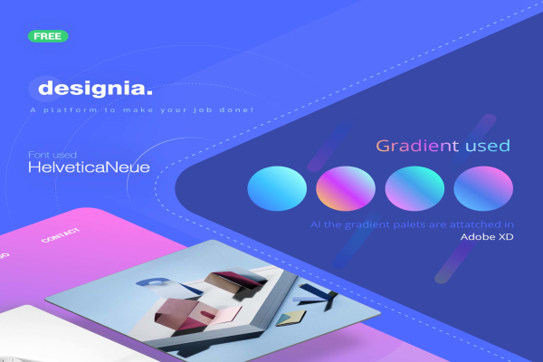 Designia Design Agency Landing Page