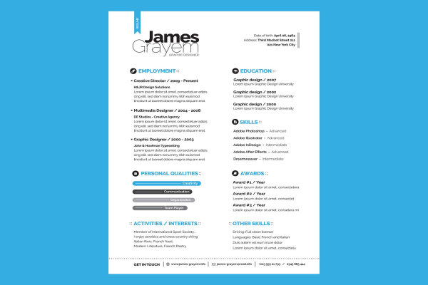 Resume and Cover Letter Template