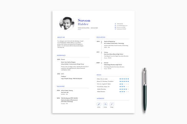 Minimal Resume Template