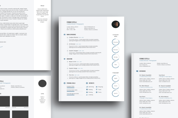 Cool Minimalistic Resume Template