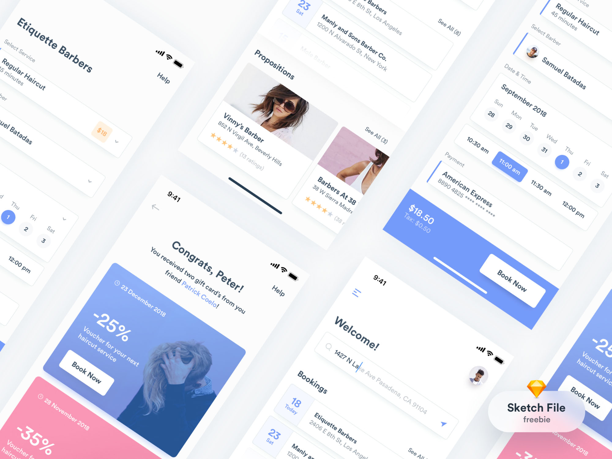 Barber Booking App Template