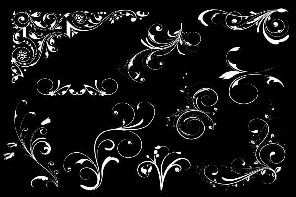 Floral Vector Design Elements