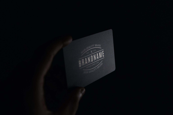 Logo on Card Mockup